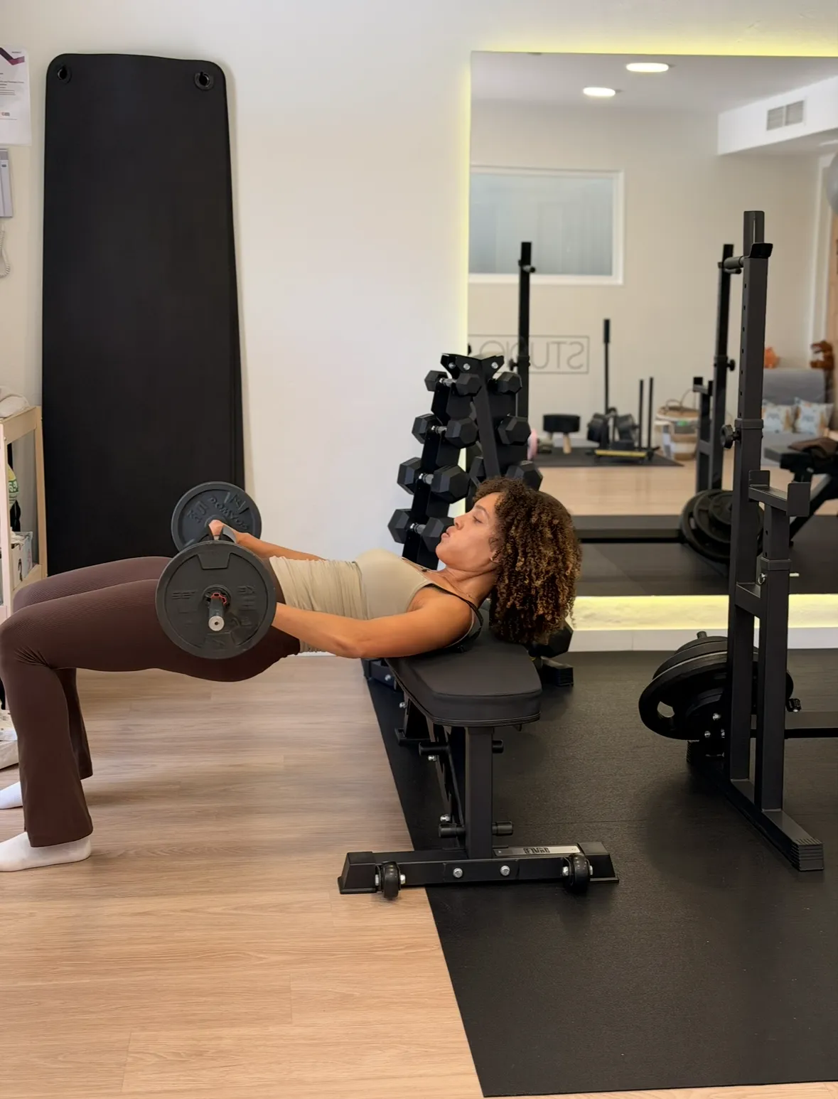 Babs and Barbells mum and toddler strength class at Studio Savannah