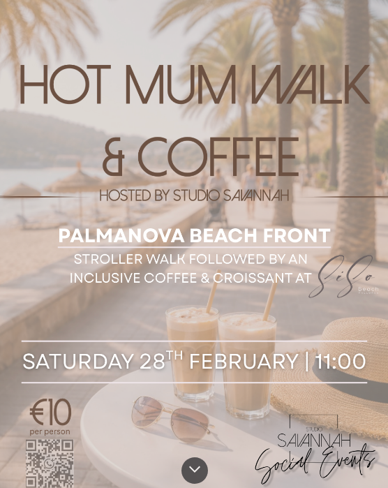 Hot Mum Walk and Coffee — Palmanova beachfront